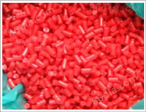 红色PE再生塑料颗粒 pe颗粒 注塑 拉丝