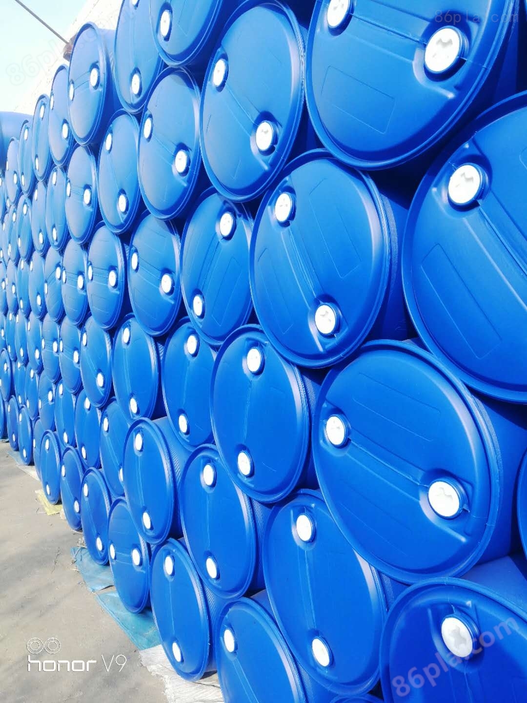 HDPE桶定制外观蓝色塑料桶物流容器