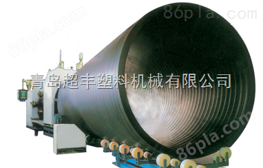 PE塑料管材设备 PE碳素螺旋管生产线