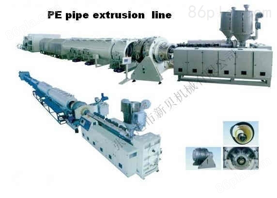 PE管材SJ-65/33单螺杆生产线